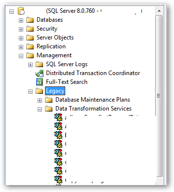 How to open dts file in sql 2008 free